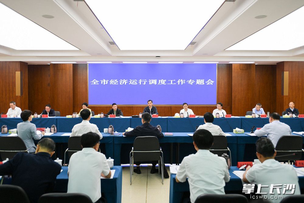 全市经济运行调度工作专题会召开，周海兵出席